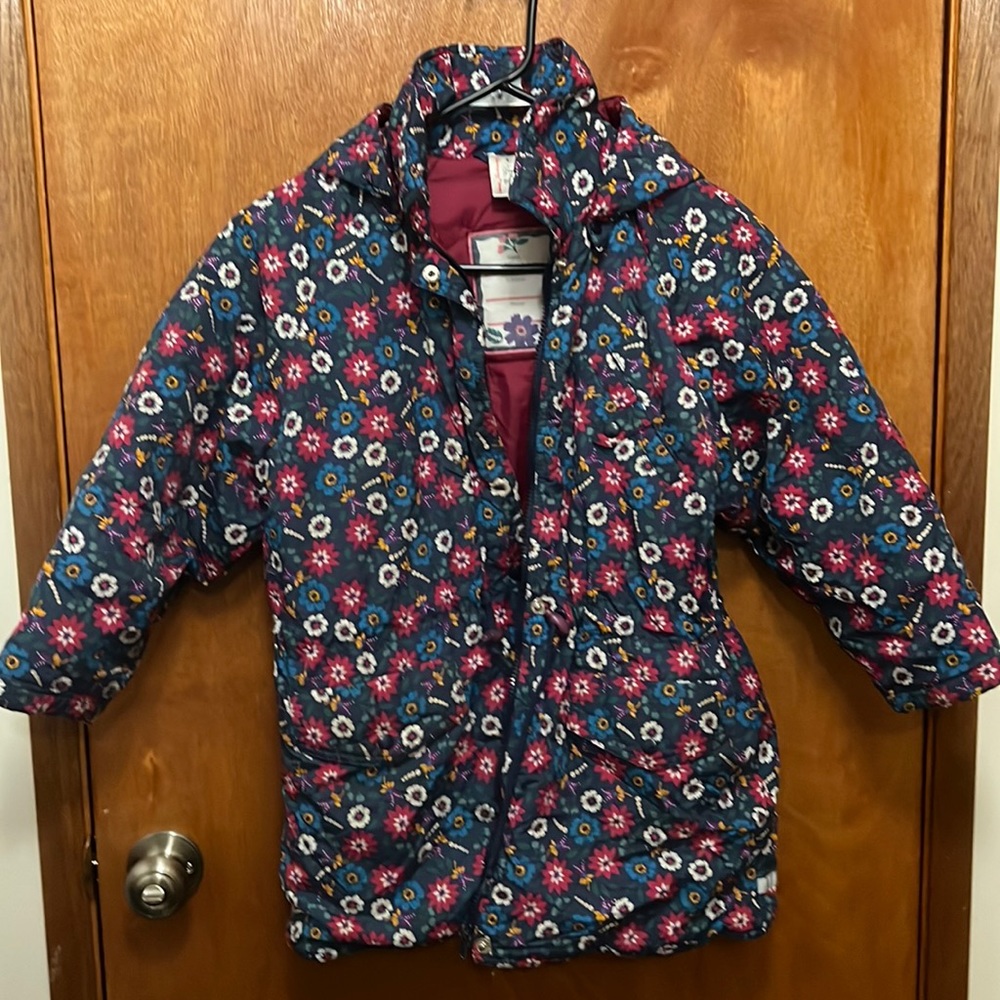 Girls Hanna Andersson Floral Jacket